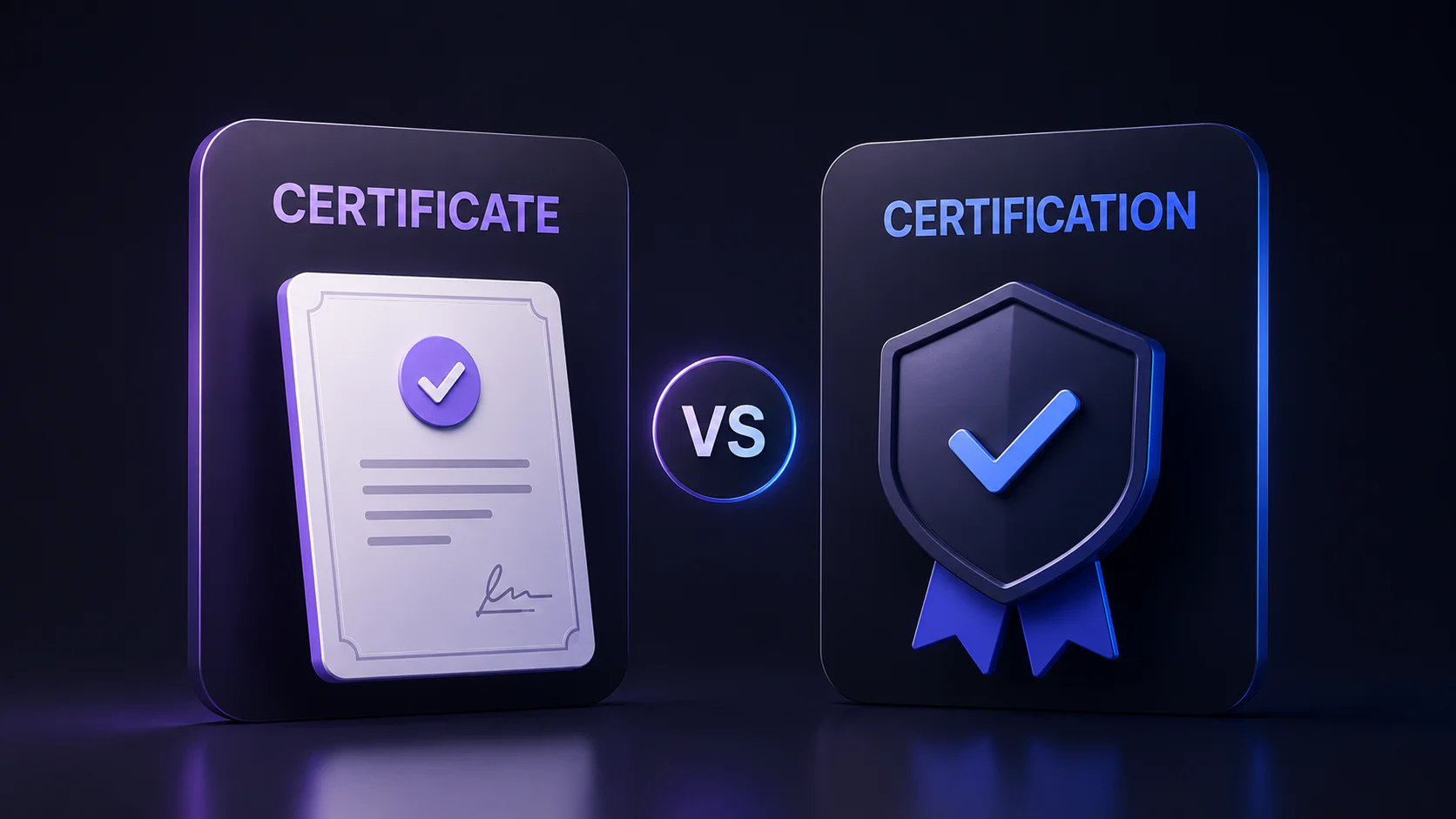 Certificate vs certification: what matters
