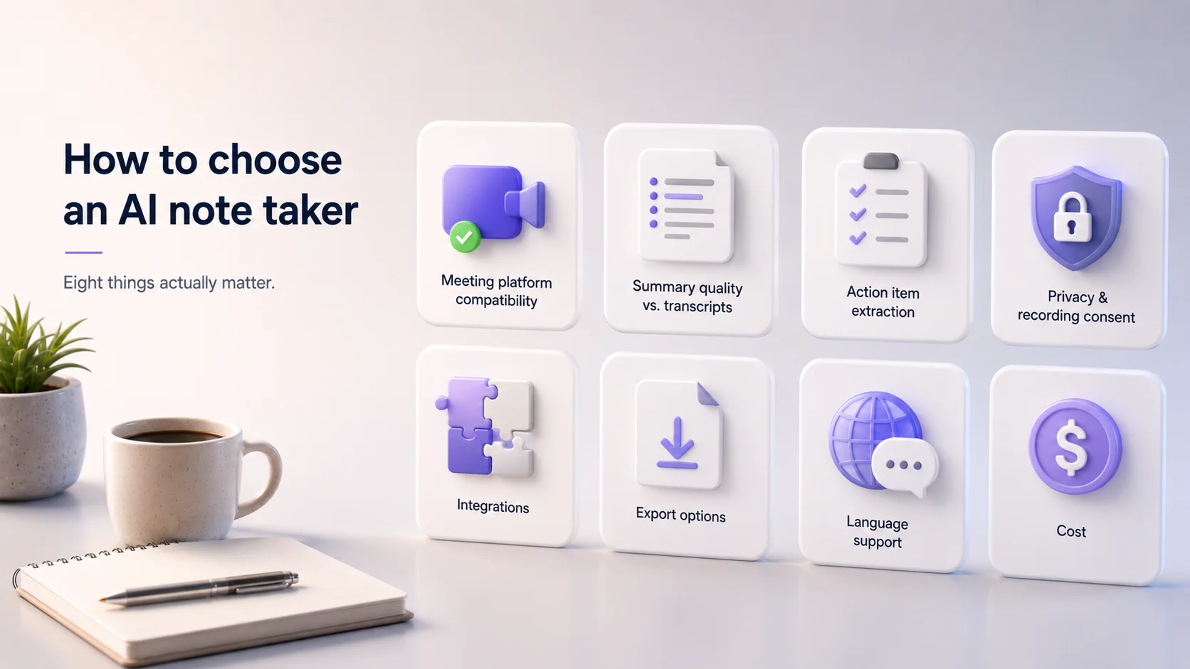 Best AI note takers: quick comparison