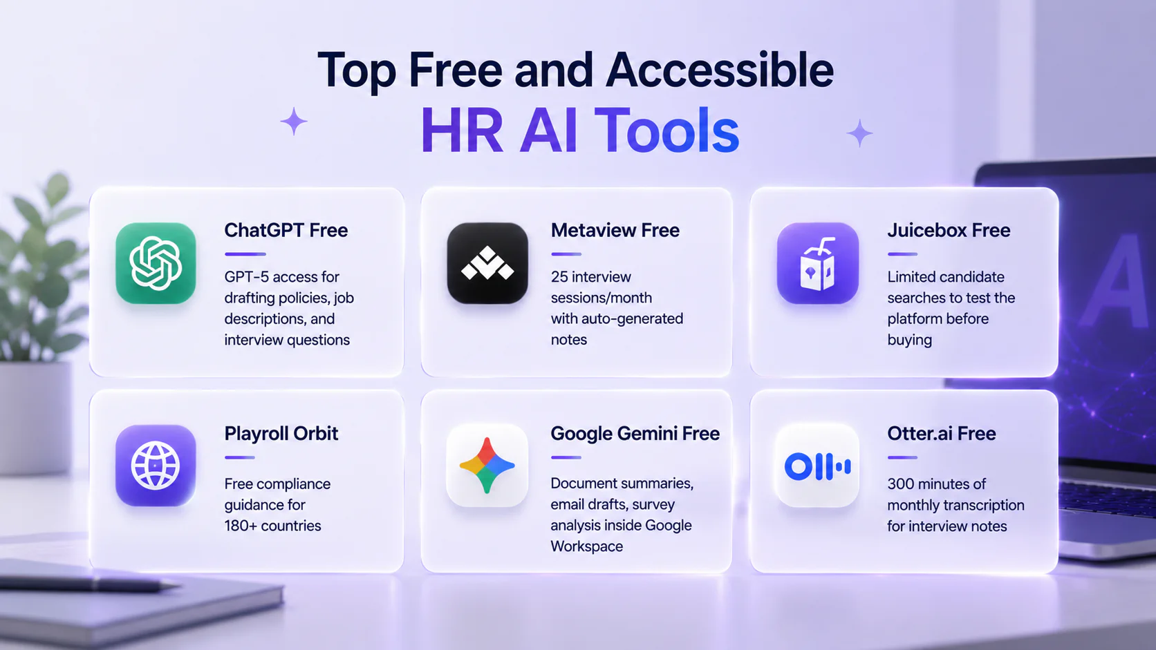 Top Free and Accessible HR AI Tools