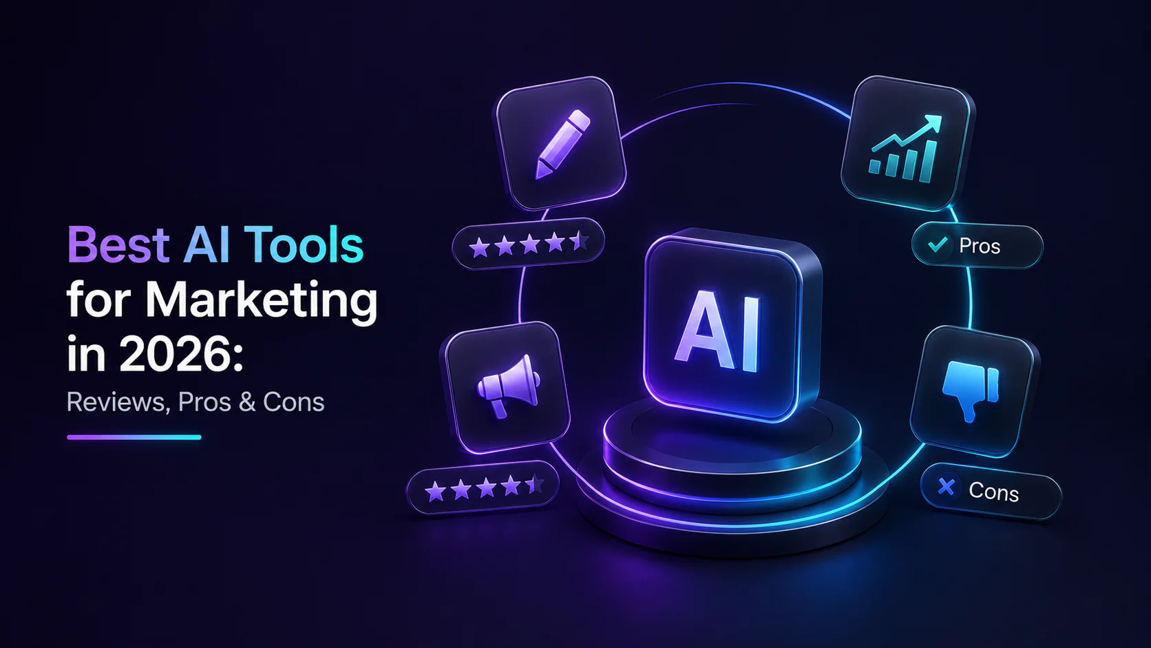 Best AI Tools for Marketing 2026: 20 Tools by Use Case