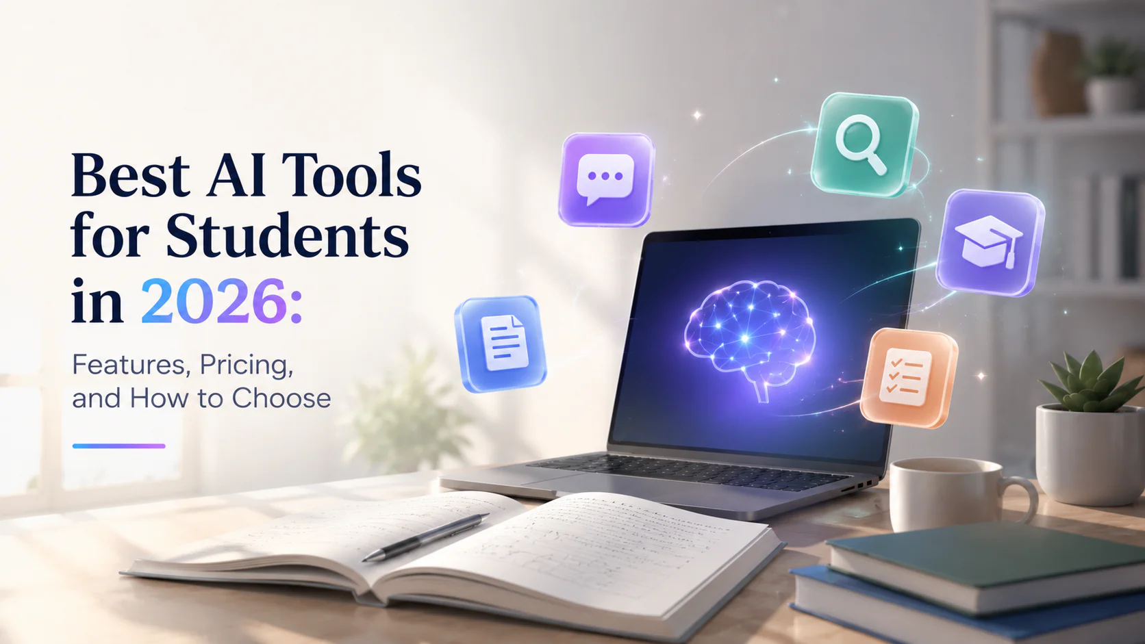 Best AI Tools for Students 2026: Study, Writing & Research