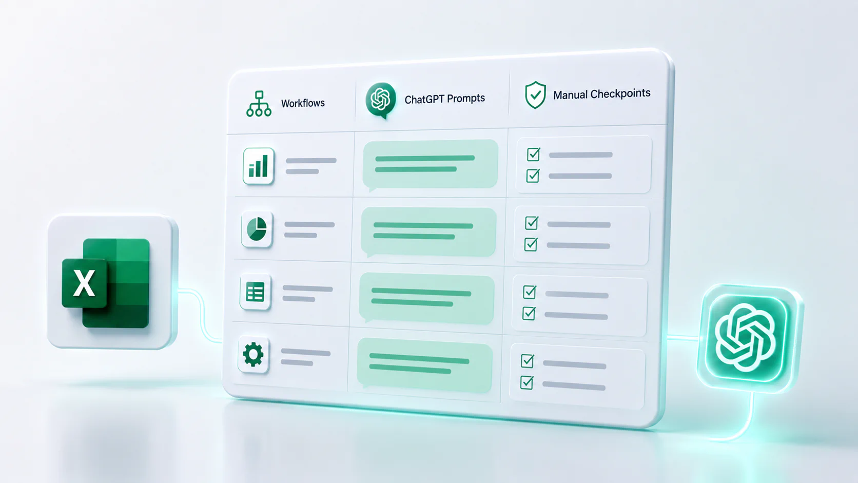 ChatGPT for Excel: Quick Task Table