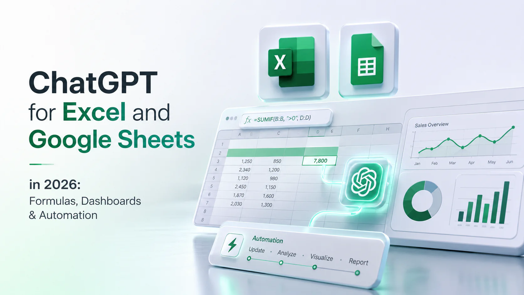 ChatGPT for Excel and Google Sheets in 2026