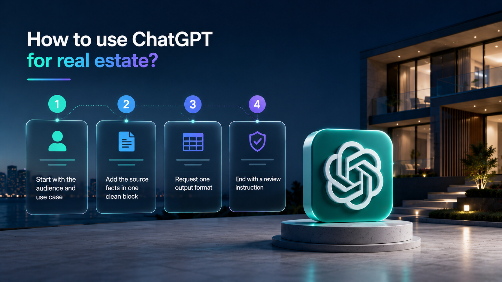How to use ChatGPT for real estate: prompt engineering tips