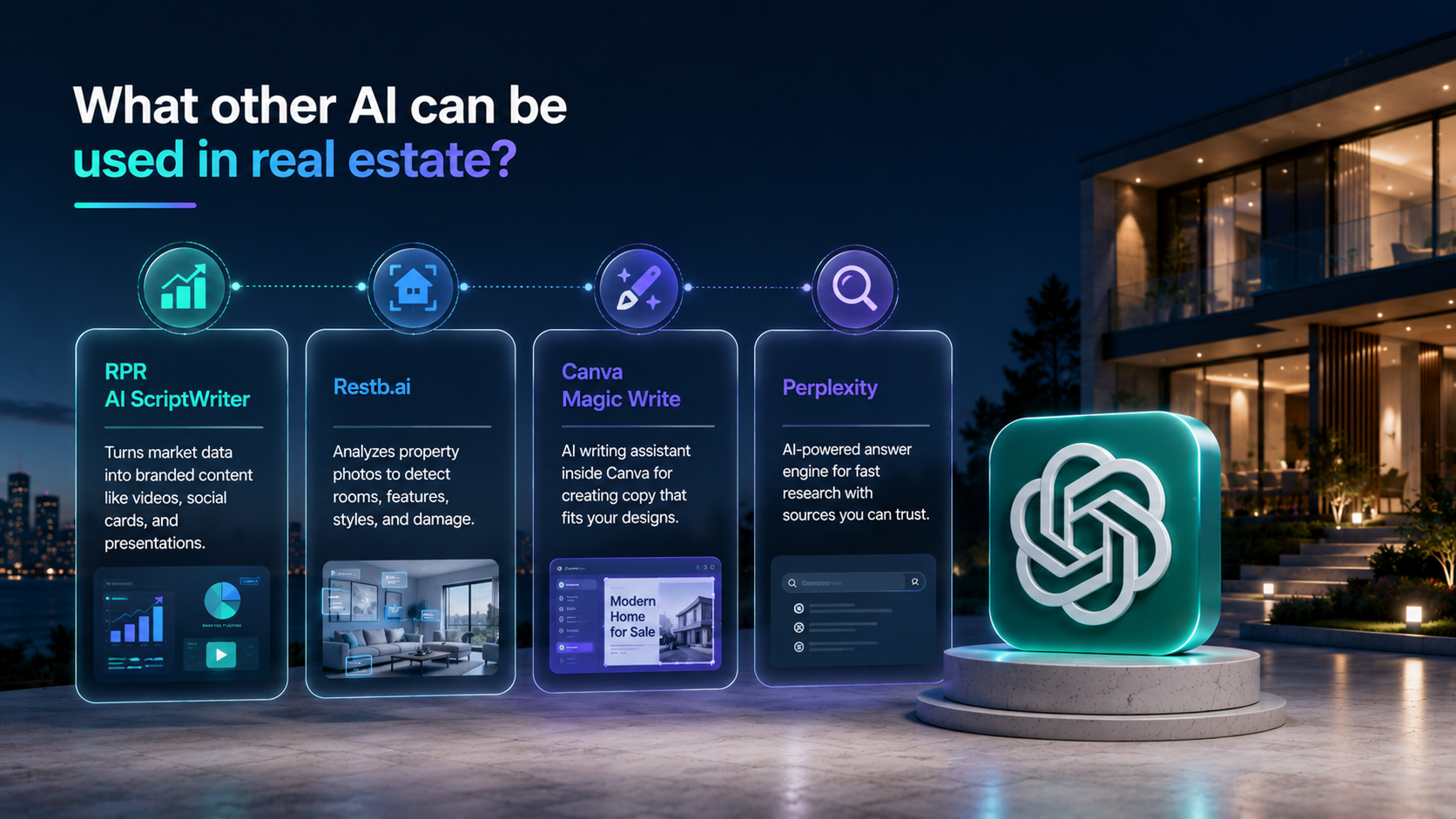 Other AI tools that can be used in real estate