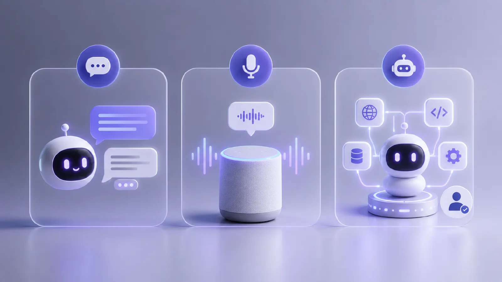Types of AI assistants (chatbots, voice assistants, autonomous agents)