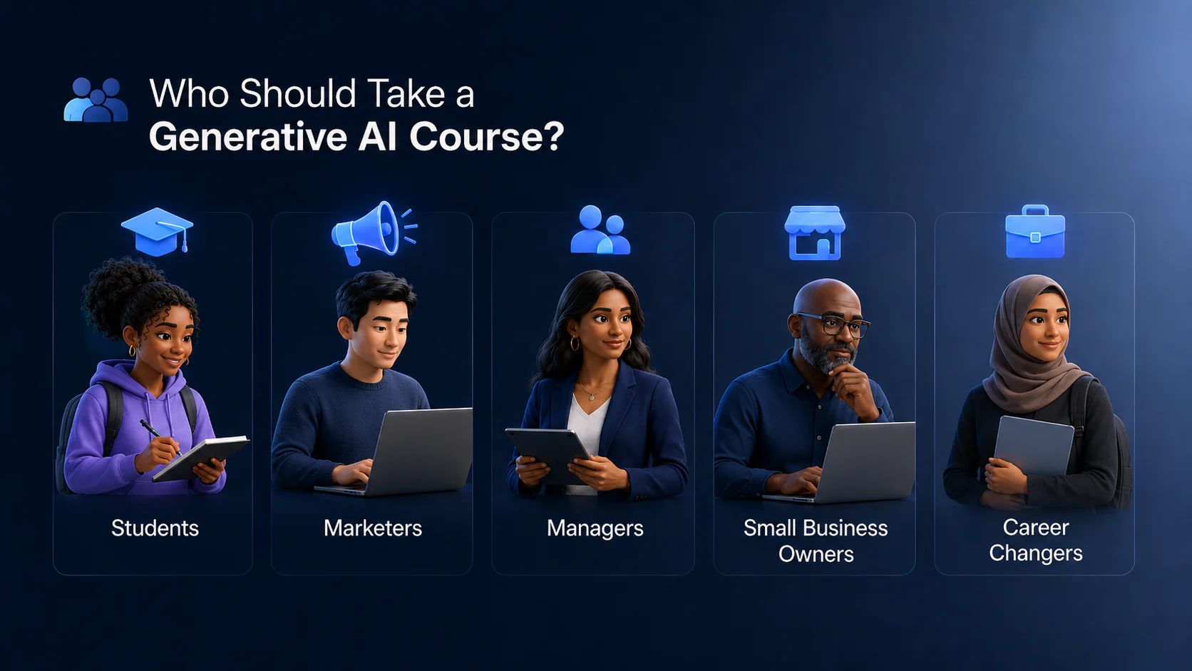 Who should take a generative AI course?
