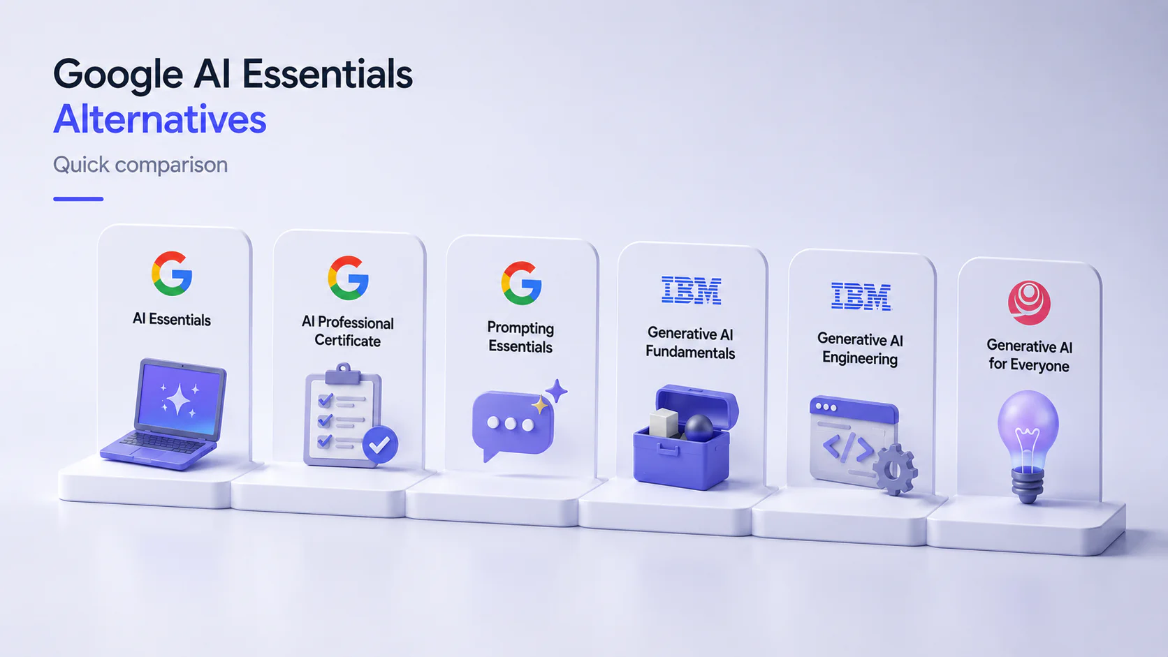 Google AI Essentials alternatives: quick comparison