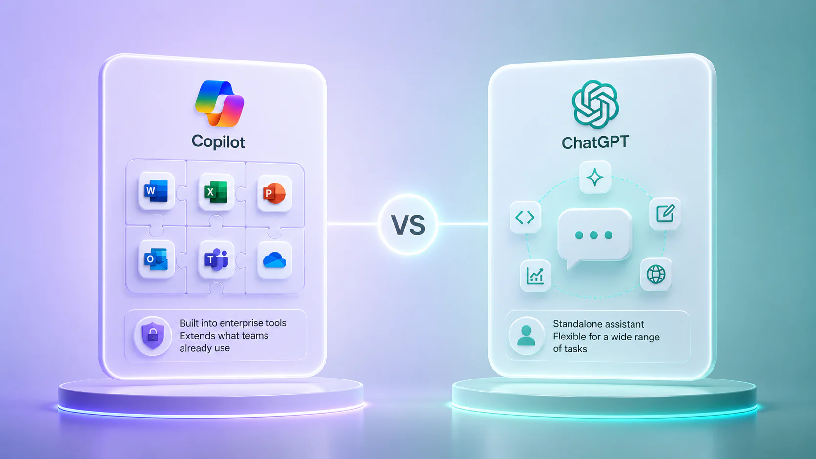 Différences fondamentales entre Copilot et ChatGPT