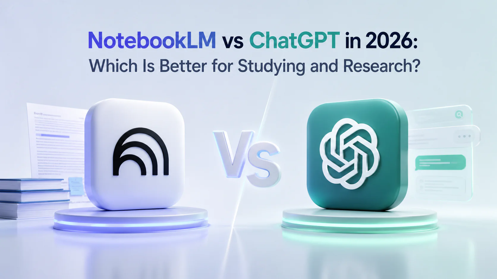 NotebookLM vs ChatGPT in 2026