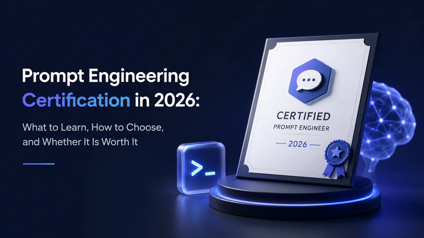 Prompt Engineering Certification in 2026: What to Learn, How to Choose, and Whether It Is Worth It