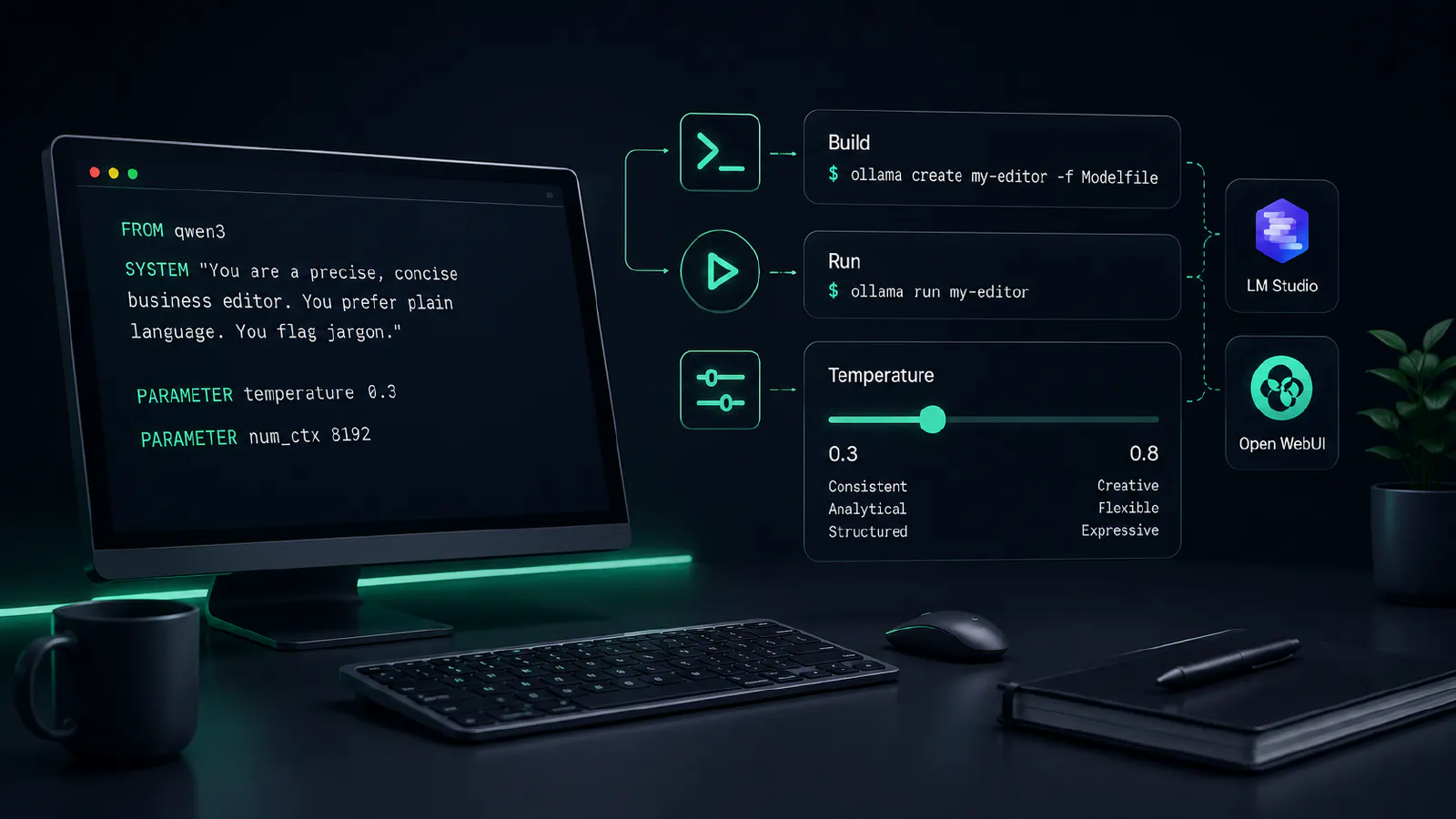 Setting System Prompts and Personas for Common Workflows