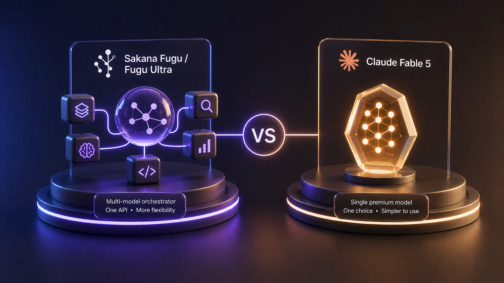 Sakana Fugu vs Claude Fable 5: quick comparison