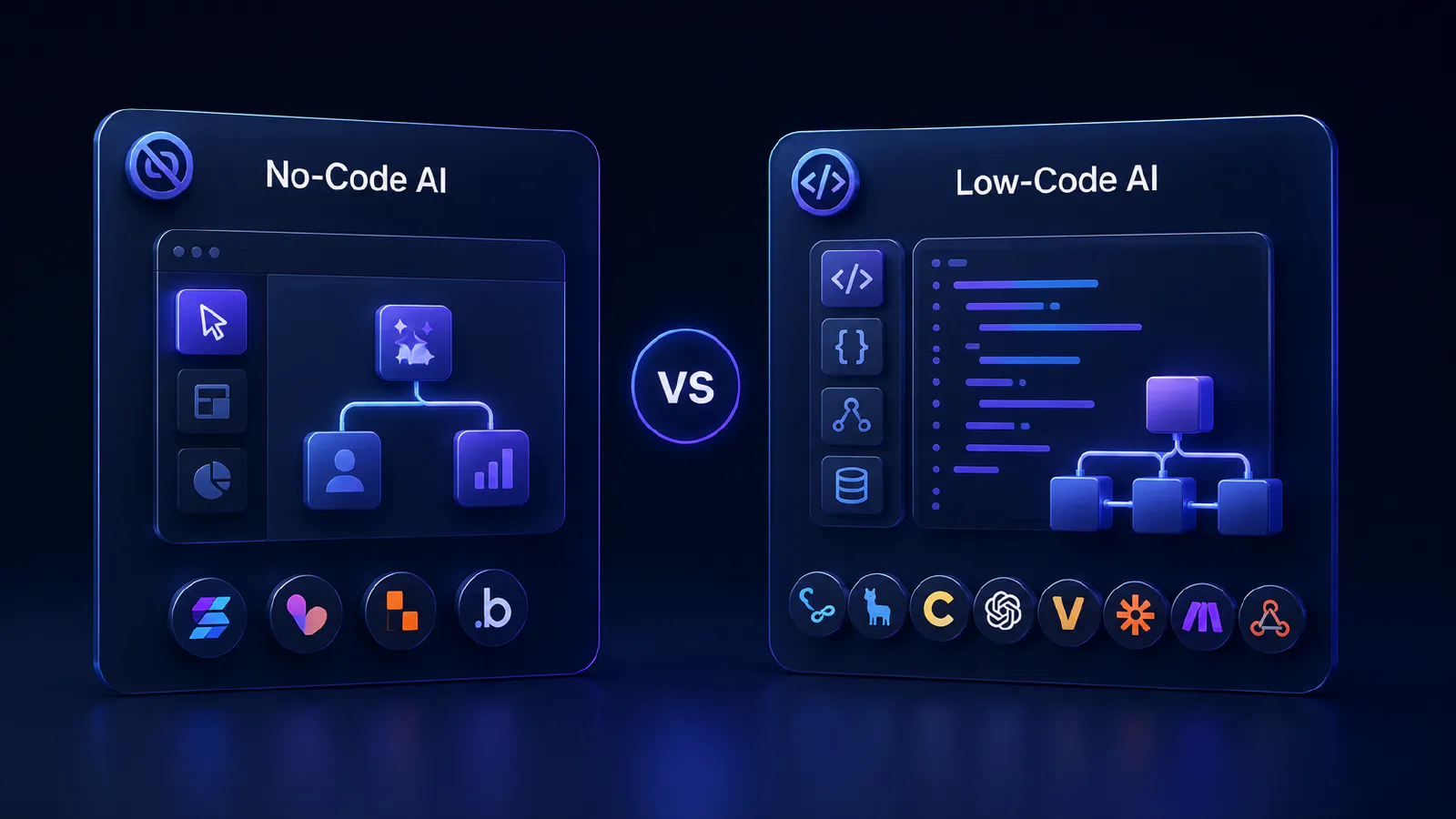 No-Code vs Low-Code AI Tools