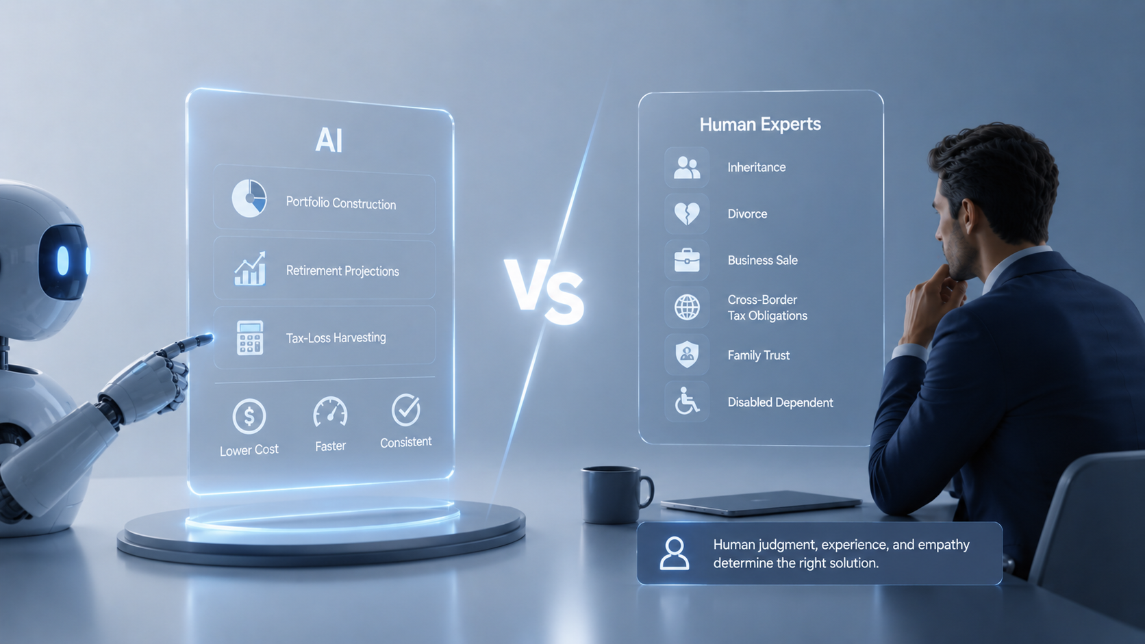 AI vs. Experts in Financial Problem-Solving